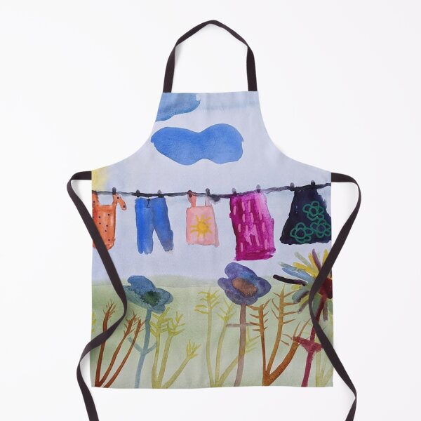 Item preview, Colorful Clothes on the Line designed and sold by Rita Winkler.