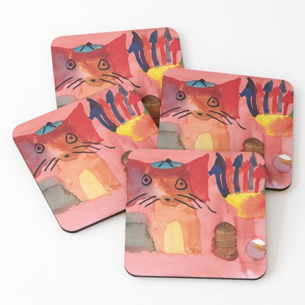 Item preview, Watercolor Chanukah Fox with Menorah Candles: Festive Hanukkah Art designed and sold by Rita Winkler.