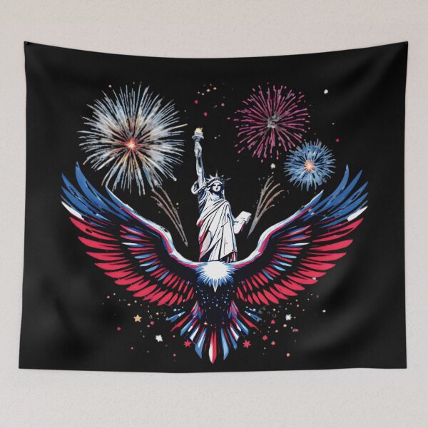Item preview, EMBLAZON: Liberty's Fiery Ascension designed and sold by jglobal360.
