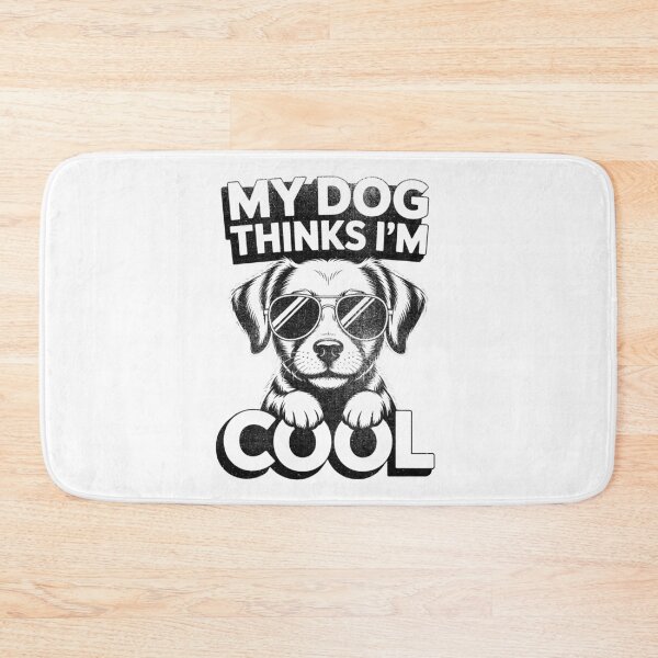 Item preview, My Dog Thinks I'm Cool | Funny Cute Design For Dog Lovers designed and sold by Altered Pixels.