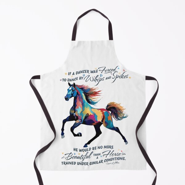 Item preview, Colorful Horse with with Simon of Athens Quote designed and sold by Debbie Schulte.