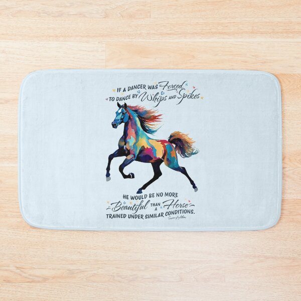 Item preview, Colorful Horse with with Simon of Athens Quote designed and sold by Debbie Schulte.