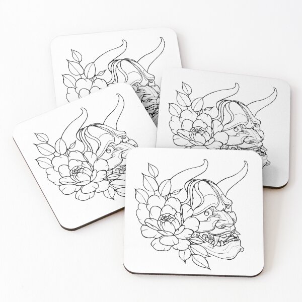 Item preview, White Hannya designed and sold by MaddyFieldTatts.