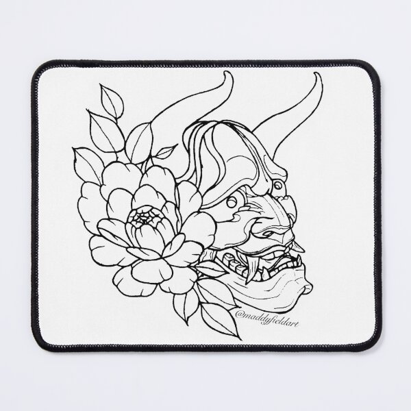 Item preview, White Hannya designed and sold by MaddyFieldTatts.