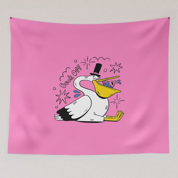 Item preview, Beak Off! Playful Pelican Design with a Top Hat designed and sold by Tidal Ryse.