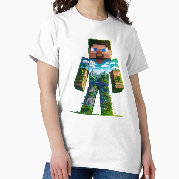Artikel-Vorschau von Silhouette Steve | Minecraft, designt und verkauft von GeekArtUniverse.