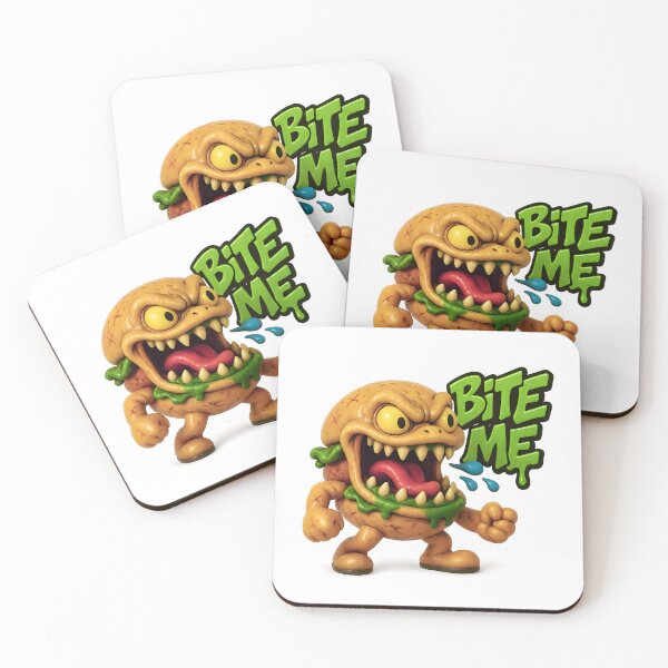 Item preview, Riot Burger Monster Shouts Bite Me designed and sold by AtuqStudio.