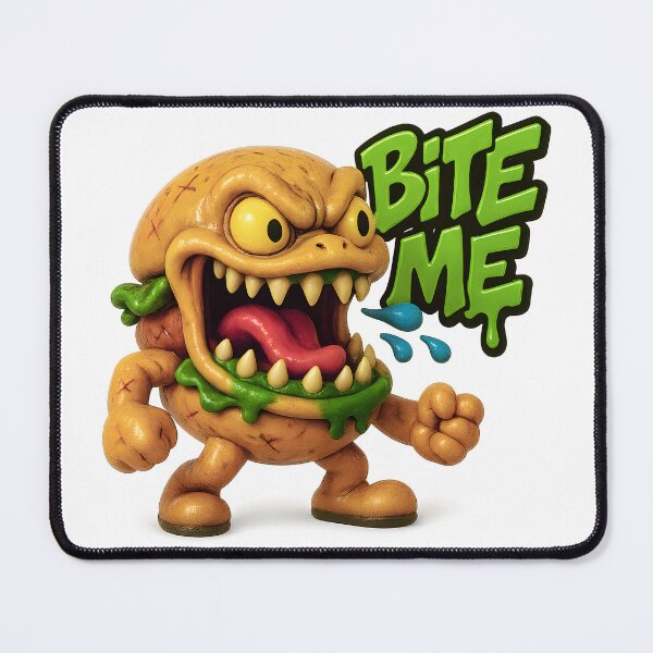 Item preview, Riot Burger Monster Shouts Bite Me designed and sold by AtuqStudio.