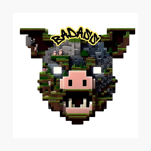 Item preview, BAD PIGLIN | Minecraft designed and sold by GeekArtUniverse.
