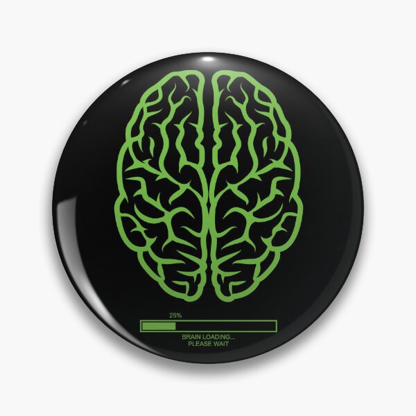 Item preview, Brain Loading Please Wait – Funny Geeky designed and sold by Guerrilla-Dx.