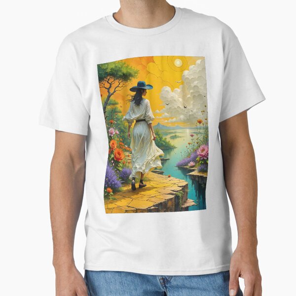 Item preview, River Walk under a Golden Sky designed and sold by QDStore.