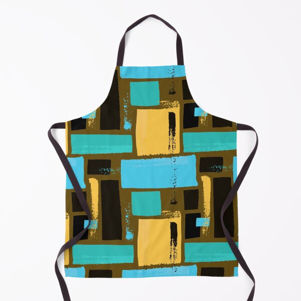 Item preview, Aqua, Teal, And Yellow Rectangle Designs Abstract Pattern designed and sold by DEC02.