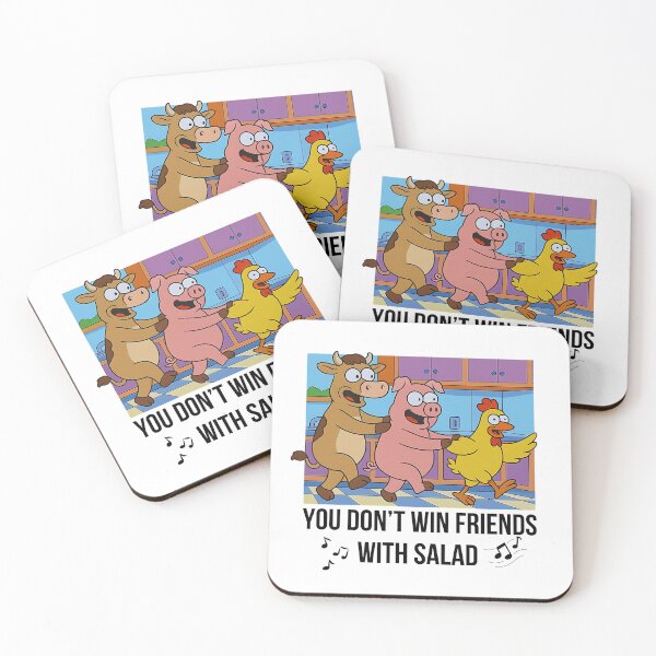 Item preview, You Dont Win Friends with Salad designed and sold by Nacho Average Designs.