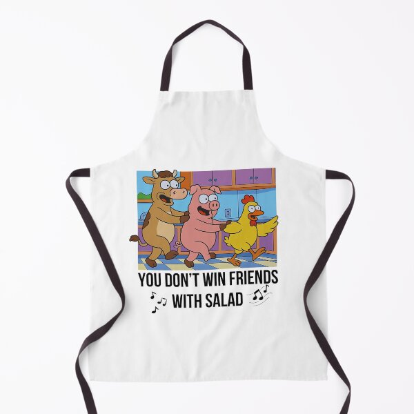 Item preview, You Dont Win Friends with Salad designed and sold by Nacho Average Designs.