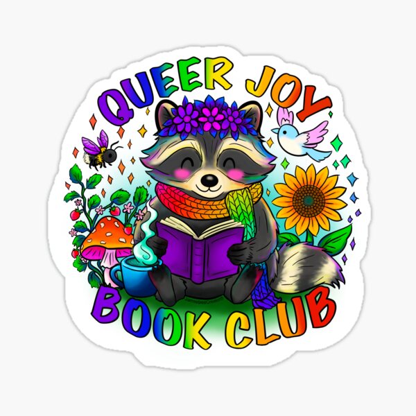 Item preview, Queer Joy Book Club designed and sold by JamieBeeCreates.