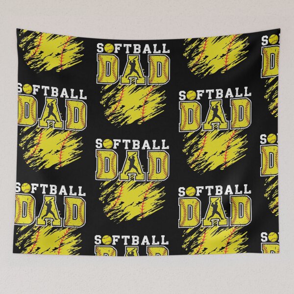 Item preview, Softball Dad My Dad Favorite Softball Player designed and sold by R&BApparel.