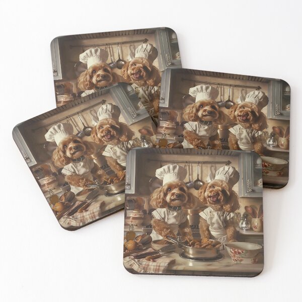 Item preview, Adorables cachorros chefs cocinando con amor" designed and sold by Reina75.