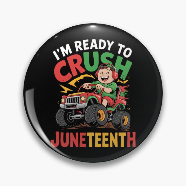 Item preview, Kids I'm Ready To Crush Juneteenth Funny Gamer Boys Toddler Truck designed and sold by brynatshop.
