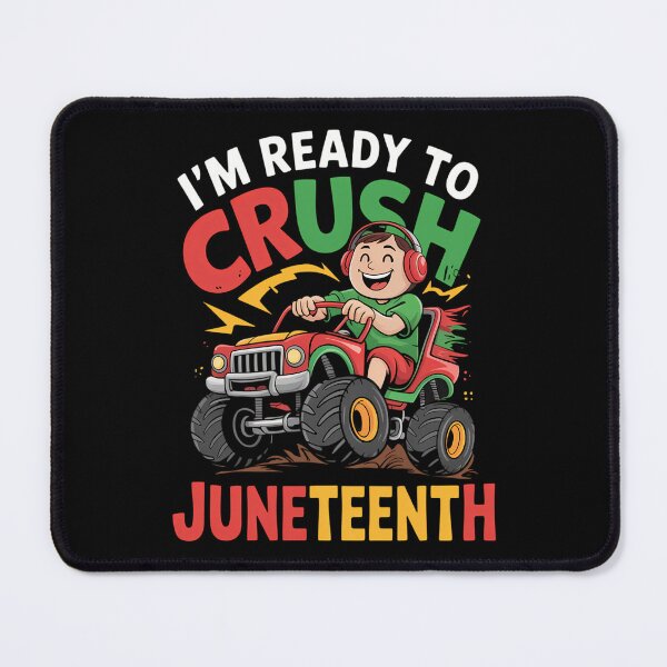Item preview, Kids I'm Ready To Crush Juneteenth Funny Gamer Boys Toddler Truck designed and sold by brynatshop.