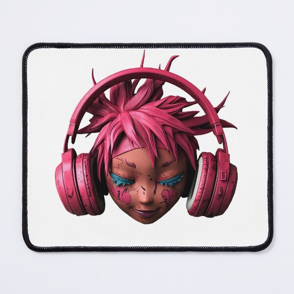 Item preview, Vivid Beats - Pink Headphones with Artistic Flair designed and sold by DreamDigi2024RB.
