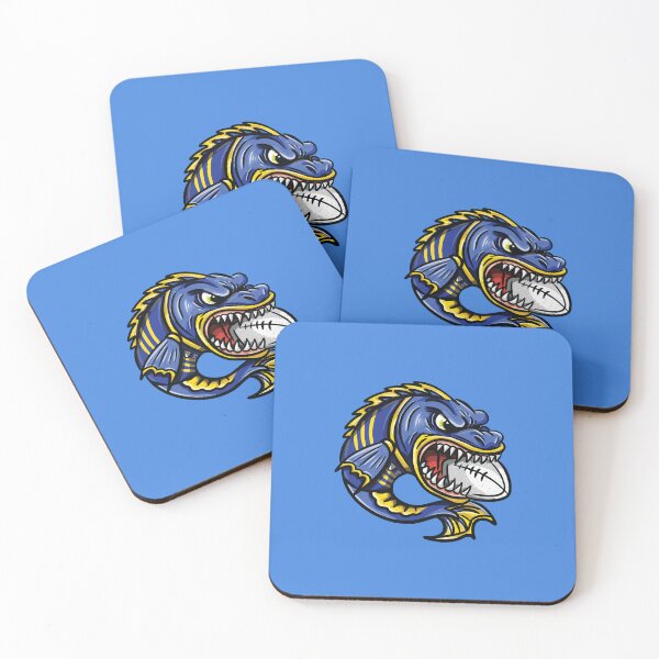 Item preview, NRL Football Parramatta Eels Cartoon Mascot designed and sold by TanArtDesign.
