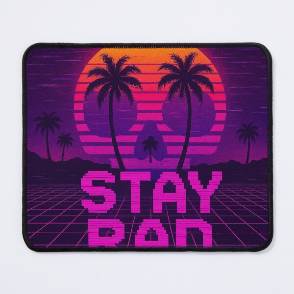 Item preview, Stay Rad – 80s Vaporwave Sunset Tee and Sun Skull designed and sold by lapart.