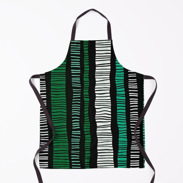 Item preview, Tropical Green Abstract Modern Line Designs Wavy Pattern designed and sold by DEC02.