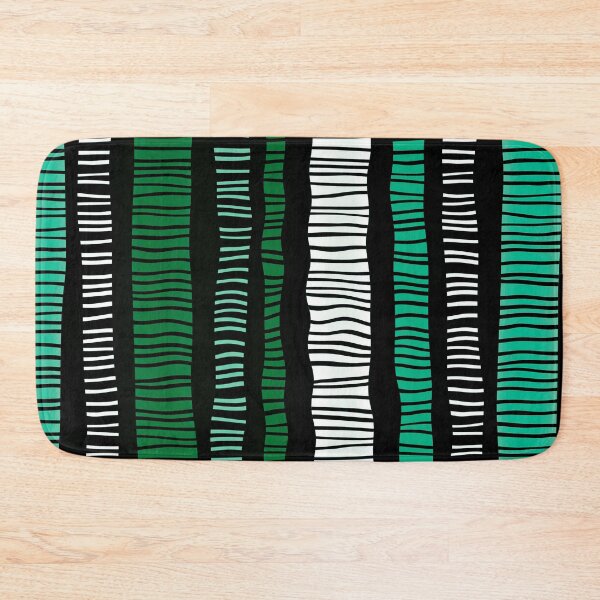 Item preview, Tropical Green Abstract Modern Line Designs Wavy Pattern designed and sold by DEC02.