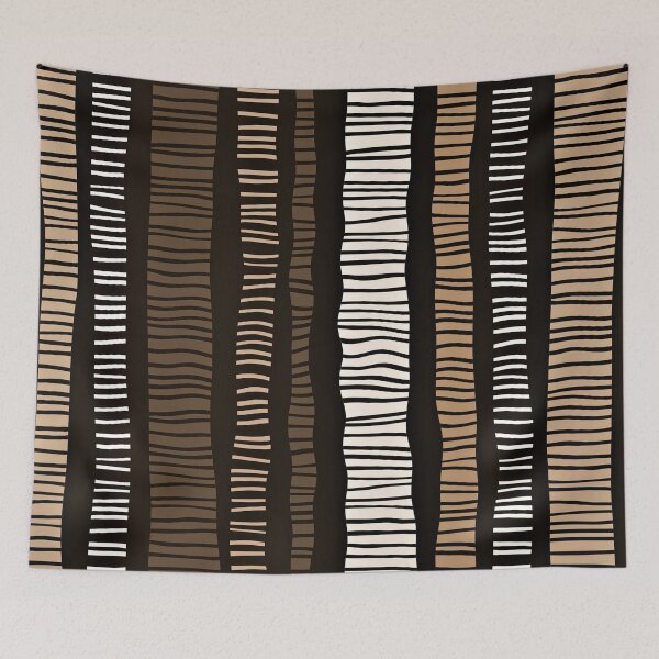 Item preview, Tropical Abstract Modern Line Designs Pattern In Earthtones designed and sold by DEC02.
