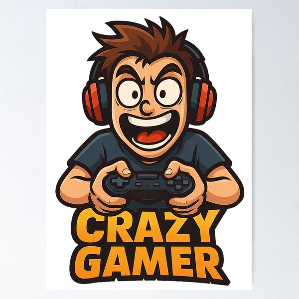 Item preview, Crazy Gamer designed and sold by Freedom-Art1.