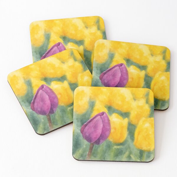 Item preview, Purple Tulip in Watercolor designed and sold by Pacika.