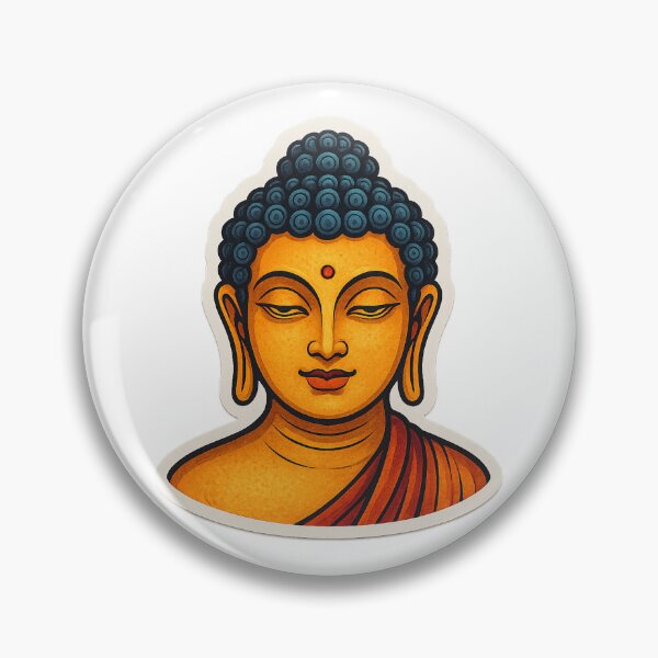 Item preview, Serene Buddha Sticker  designed and sold by MindblowingShop.