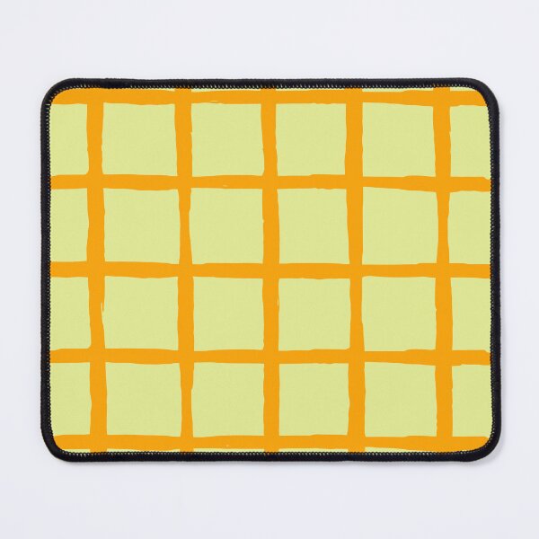Item preview, Amber Yellow Grid on Pastel Lime — Seamless Minimalist Pattern Design designed and sold by UniqueDesign751.