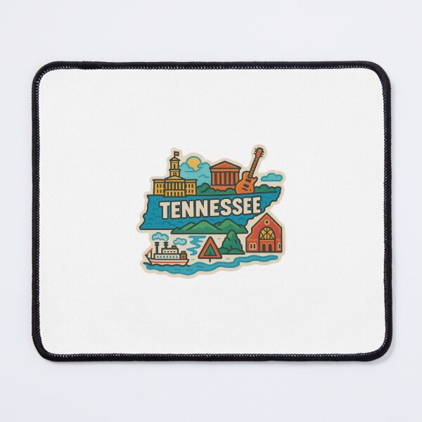 Item preview, Tennessee Sticker – Laptop, Water Bottle, Car Decal designed and sold by MindblowingShop.