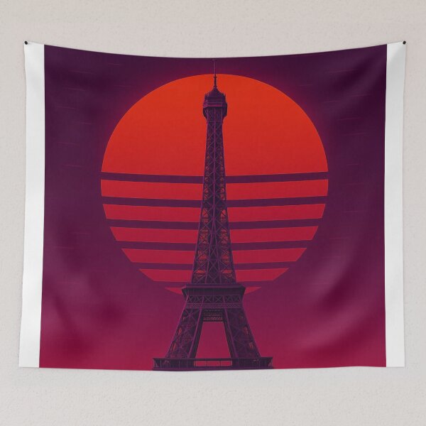 Item preview, Eiffel Tower - Retro Vintage Paris Design designed and sold by lapart.