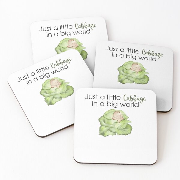 Item preview, Just A Little Cabbage In A Big World Baby Quote designed and sold by XuanhieuBp.