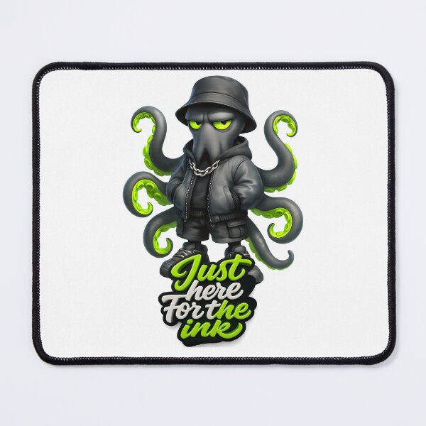 Item preview, Tattoo Ink Hunter Neon Octopus designed and sold by AtuqStudio.