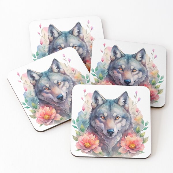 Item preview, Florian the Floral Wolf designed and sold by SibMa.