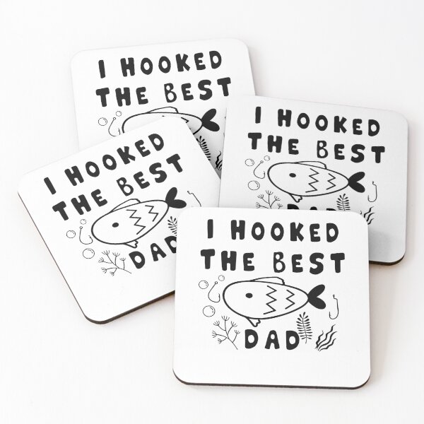 Item preview, I Hooked The Best Dad Fishing Pun designed and sold by XuanhieuBp.