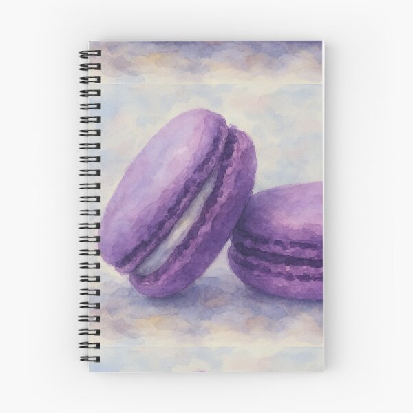 Item preview, Watercolor Lavender Macarons  designed and sold by Pacika.