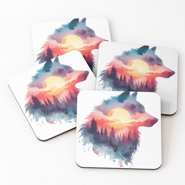 Item preview, Sunset Howl designed and sold by TeetasticBtque.