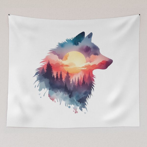 Item preview, Sunset Howl designed and sold by TeetasticBtque.