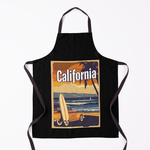 Item preview, California Surf Beach Travel Poster designed and sold by Boddicca.