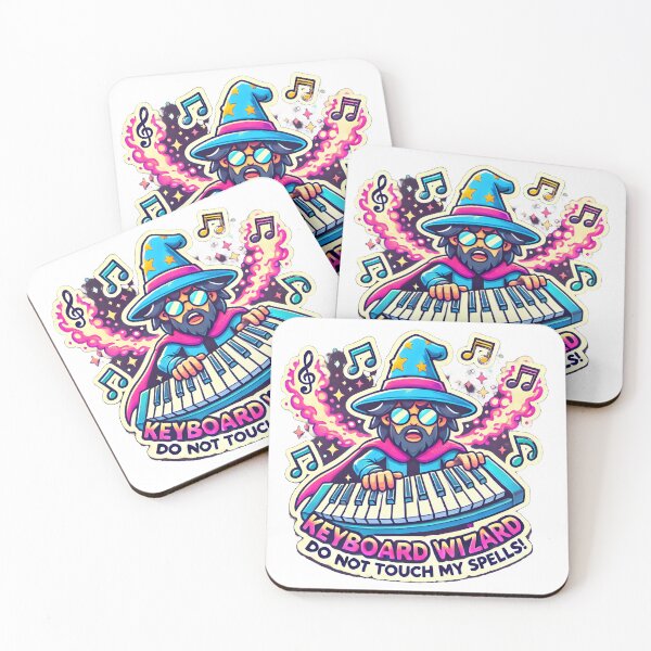 Item preview, Keyboard Wizard Funny Musician Design Do Not Touch My Spells  Music Lover Gift Pianist Keyboard Player Music Teacher Musical Humor designed and sold by ButonDesign.
