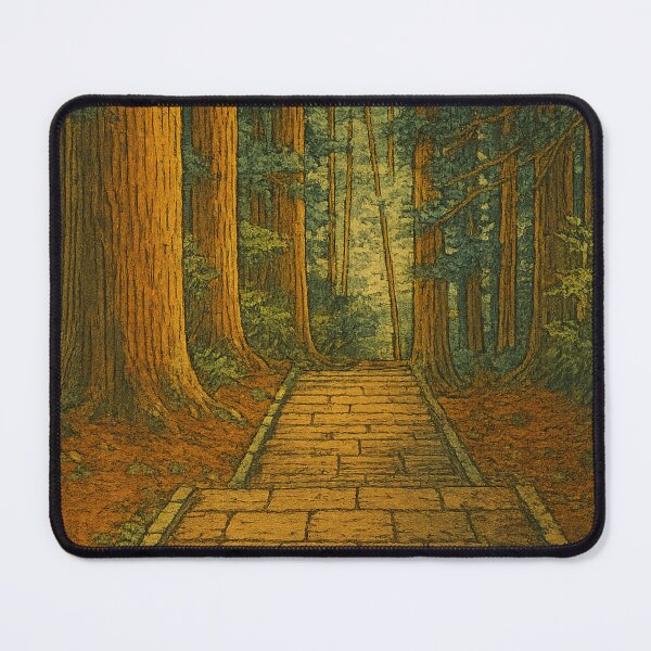 Item preview, Path Through the Ancient Cedar Forest designed and sold by GeEeN.
