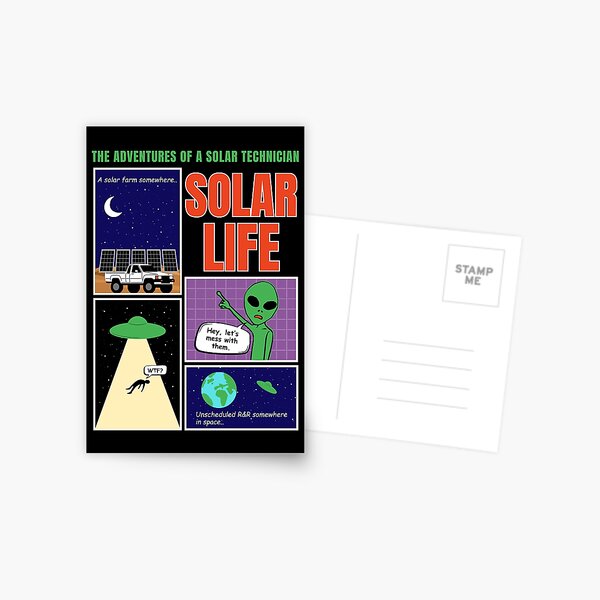 Item preview, Solar Technician Alien Invasion designed and sold by VoltJunkies.