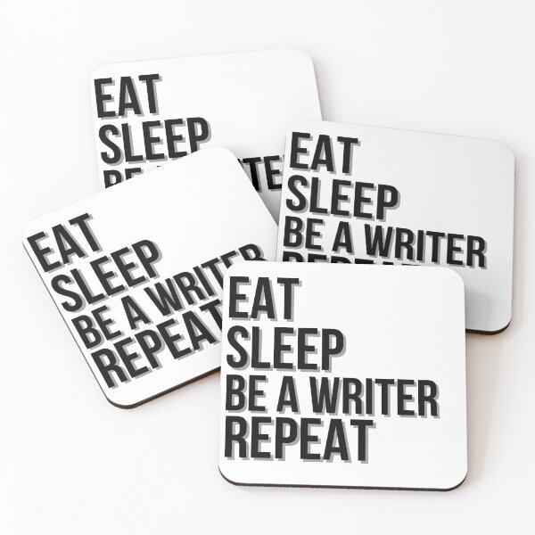 Item preview, Eat Sleep Be an Author Repeat designed and sold by HyperfixationStation.