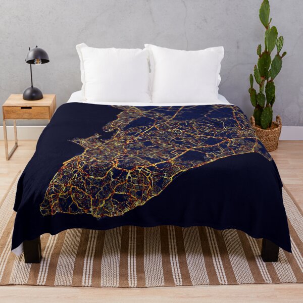 Item preview, Salvador, Brazil Map - City At Night designed and sold by deMAP.