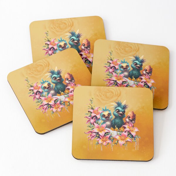 Item preview, Bird magic in a sea of ​​flowers, the best of friends designed and sold by nicky2342.