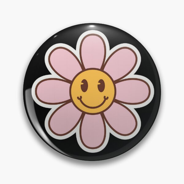 Item preview, Light Pink Smiling Daisy Sticker | Cute Floral Sticker for Laptop, Water Bottle & Phone Case designed and sold by FestivityFinds.